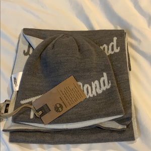 Timberlands scarfs and hat set
